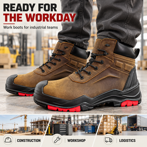 <span class=keywords><strong>Scarpe</strong></span> <span class=keywords><strong>Antinfortunistiche</strong></span> in Pelle Impermeabile Personalizzate <span class=keywords><strong>per</strong></span> Uomo con Punta Composita e Suola Intermedia in Kevlar S7S FO SR HRO Stivali da Lavoro Alti - Product Image 6