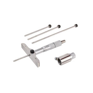 Micromètre numérique de profondeur haute précision Asimeto avec tiges interchangeables, calibre micromètre avec tiges, 4 pièces - Product Image 5