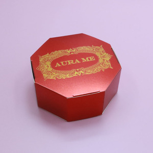 Boîte d'emballage de savon hexagonale pliable écologique personnalisée faite à la main Savon blanchissant à l'astaxanthine Boîte d'emballage de savon avec logo - Product Image 3