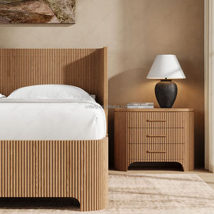 FERLY Elegante Letto King Size in Legno con Comodini Set Completo di Mobili di Lusso per Camera da Letto - Product Image 1
