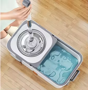 Dooso Factory OEM ODM Vente entière de tiges en acier inoxydable avec essorage en microfibre Magic Mop et seau pour le nettoyage des sols de la maison - Product Image 4