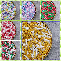 500g de sucre en paillettes pour décorer les gâteaux, outils de décoration comestibles pour les gâteaux, les anniversaires, les mariages, les biscuits, les cupcakes, les chocolats, les beignets