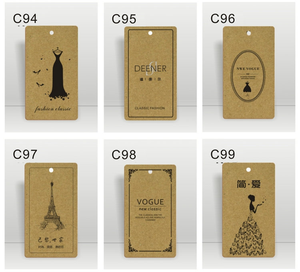 Quần áo may mặc treo tag mới đến tùy chỉnh Quần Áo thương hiệu thẻ sang trọng thời trang phong cách thương hiệu với quần áo may mặc treo tag - Product Image 6