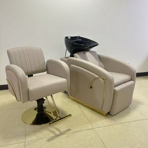 Fauteuil de massage et de lavage moderne de haute qualité, personnalisable en cuir PU, avec structure en acier inoxydable – Vente en gros - Product Image 5