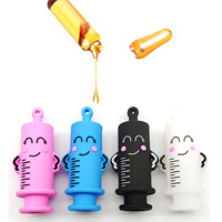 Ouvre-blister de seringue en caoutchouc PVC multicolore Outils de protection d'infirmière Porte-clés promotionnels Ouvre-ampoules Brise-flacon Chaîne