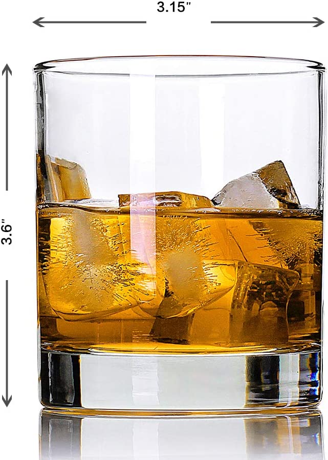 11 oz Premium Glass Cocktails Rock Style Old Fashioned Drinking Glassware