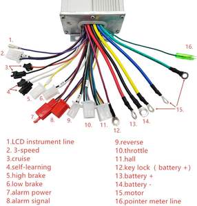 2024 Hot Sale 48V 17A Brushless DC <b>Motor</b> <b>Controller</b> Mosfet-Wired E Bike <b>Controller</b> for Electric Bikes - Product Image 5