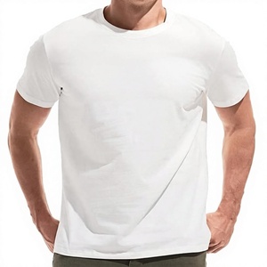 <b>Men</b> Oversized <b>White</b> Oxford Fabric Eco-Friendly Beazer Sports 300g Cotton T-<b>Shirt</b> O-Neck <b>Short</b> <b>Sleeve</b> Plain Casual Wear - Product Image 5