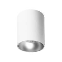 Plafonnier encastré rond en aluminium avec éclairage descendant confortable anti-éblouissement, LED COB