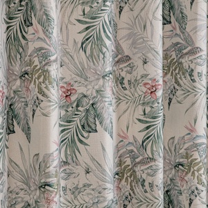 Certification GRS Rideau de luxe à impression numérique bon marché occultant complet pour tissu de rideau en lin - Product Image 2