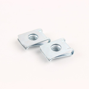 यू-आकार के तन्यता नट बी-प्रकार स्प्रिंग शीट नट ऑटोमोटिव क्लिप स्प्रिंग-इलाज मैंगनीज स्टील cn m5 m6 ओलिवर फिटमेंट - Product Image 3