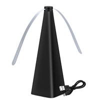 Répulsif d'insectes électronique portable rechargeable par USB Ventilateur anti-insectes intelligent pour moustiques, mouches, produit antiparasitaire pour camping
