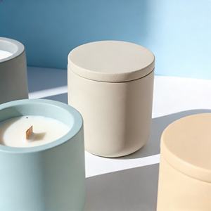 Nordic Unique Luxury Handmade <b>Large</b> Ceramic Jar Non Toxic Soy Wax <b>Scented</b> <b>Candle</b> for Thanksgiving & Christmas Wholesale - Product Image 1