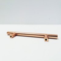 Poignées et boutons de meubles modernes en acier inoxydable de différentes couleurs pour armoire de cuisine T-Bar Pull Bedroom Hotel Use