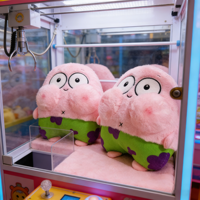 Peluches Patrick Star Anime de Haute Qualité 8 pouces en Coton PP Ultra Doux pour Enfants, Jouet pour Machine à Pinces