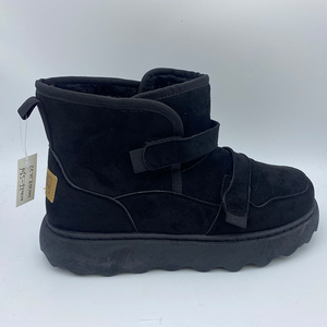 Sepatu bot katun pria, sepatu bot salju musim dingin baru, sepatu bawah tebal anti selip, bantalan katun besar, bulu hangat, sepatu semua-dalam-satu - Product Image 3