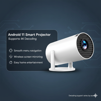 Mini projecteur LED intelligent 1080P LCD Android OS WiFi double bande 2.4G/5G pour home cinéma portable 5.2 (T950S 1+8GB)