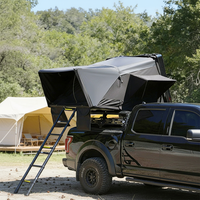 Tente de toit pliable en alliage d'aluminium moderne avec coque rigide ABS pour 2-3 personnes, toutes saisons, installation facile, pour camping-car