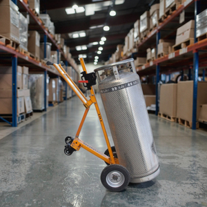Electric Cylinder <strong>Trolley</strong> Gas Bottle Cart Medical Oxygen Bottle Carrier <strong>Trolley</strong> - Product Image 6