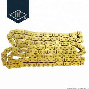 ゴールドオートバイチェーン チタン520オートバイチェーン 中国工場供給 高周波焼入れ520ゴールドオートバイチェーン - Product Image 5