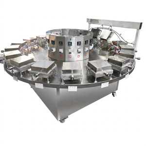 Automatic Multiple Professional Round 18-Template <b>Ice</b> Cream Crispy Sugar Cone Making Waffle Cone Biscuit Maker Making <b>Machine</b> - Product Image 1