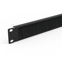 1U Hauteur Standard Fibre Câble Organisateur Métal Réseau Câble Gestion Patch Panneau Monté sur Rack