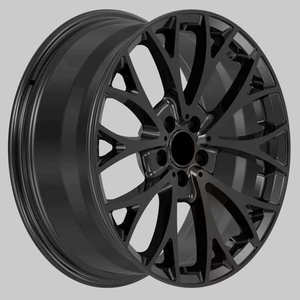Rines de Aleación de Primera Calidad, 18, 19, 20, <span class=keywords><strong>21</strong></span> Pulgadas, Negro Cromado, Negro Satinado, Tamaño 16, Rines Negros - Product Image 1
