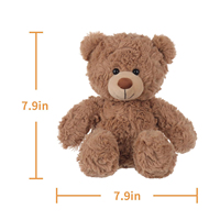 Playwork Weicher Plüsch-Teddybär Gefüllt mit Hochwertiger PP-Baumwolle mit Glatter Premium-Qualität 2-4 Jahre Weihnachten 20 cm