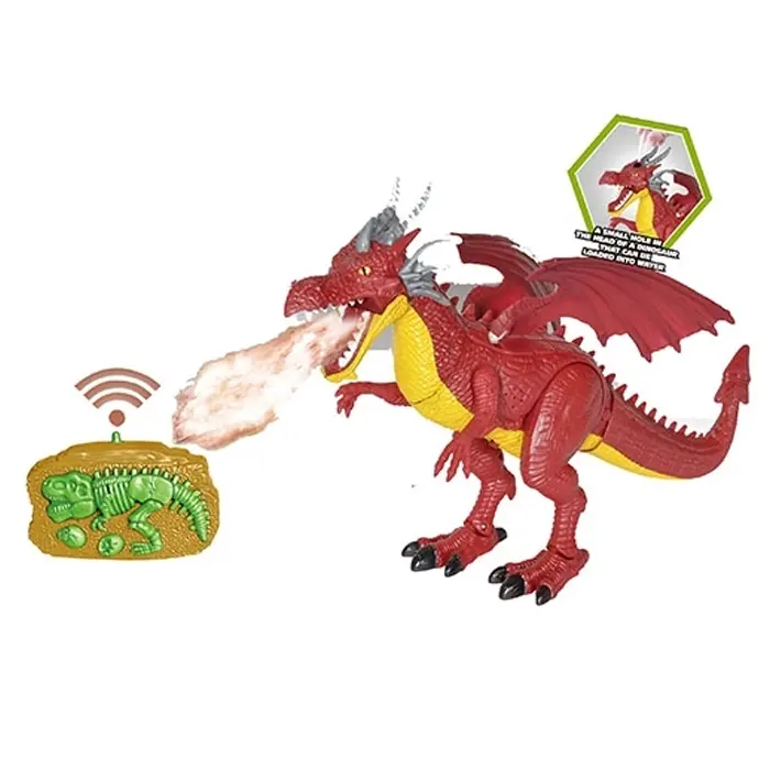 2.4G Remote Control Spray Flying Dragon Dinosaur musical walking remote control dinosaur toys rc us robot toy