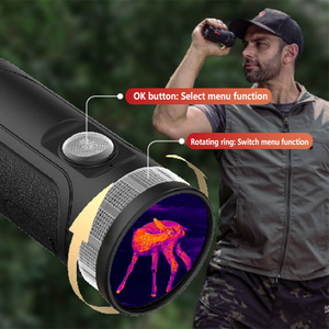 TE211M Máy ảnh nhiệt hồng ngoại Máy ảnh nhiệt một mắt ban đêm có màn hình Crosshair Nhắm mục tiêu Ứng dụng ghi video Đa ngôn ngữ - Product Image 3