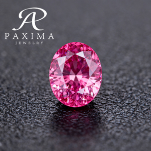 Ювелирные изделия Paxima: выращенные в лаборатории бриллианты CVD, сертифицированные IGI, 1–3 карата, VVS2, овальной огранки, фантазийного интенсивного розового цвета - Product Image 2