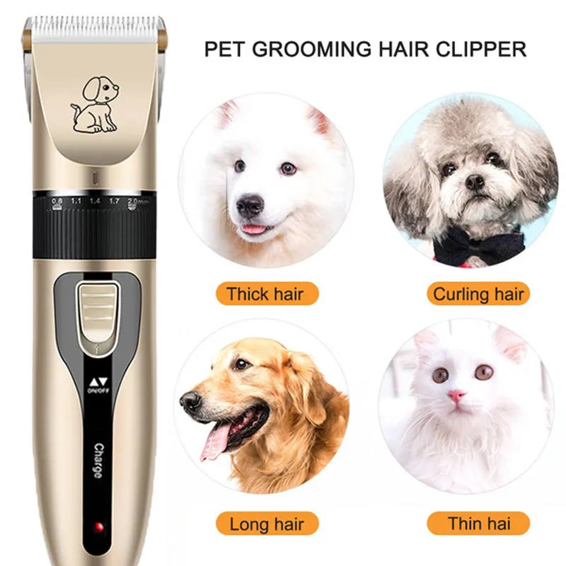 Hot Sale Pets Hair Clippers Kits For Dog Cat Professional Dog Hair Clipper Trimmer Pet Shaver Grooming Clippers Set