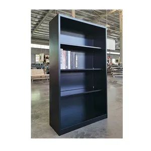 Fas-066 Mobiliário escolar biblioteca estantes estante Open Metal BookShelf Armários escritório aço arquivos armazenamento Armários