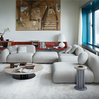 Designer moderne italien personnalisé tissu modulaire sectionnel canapé ensemble Villa maison salon hôtel appartement combinaison canapé