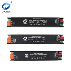 Alimentation LED commutable 12V24V Entrée AC110-220V 100W-200W Boîtier en aluminium monocanal IP20 Garantie de 3 ans pour LED d'intérieur - Product Image 2