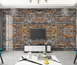 Papel tapiz mural <span class=keywords><strong>de</strong></span> <span class=keywords><strong>pizarra</strong></span> y <span class=keywords><strong>pared</strong></span> <span class=keywords><strong>de</strong></span> piedra vintage contemporáneo <span class=keywords><strong>para</strong></span> paneles <span class=keywords><strong>de</strong></span> <span class=keywords><strong>pared</strong></span> <span class=keywords><strong>de</strong></span> sala <span class=keywords><strong>de</strong></span> estar y baño - Product Image 4