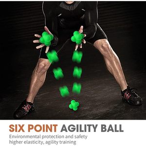 Confezione Premium da 3 palline Reflex da 2.83 pollici palline di reazione arancione giallo verde per allenamento di coordinazione occhio-mano - Product Image 4
