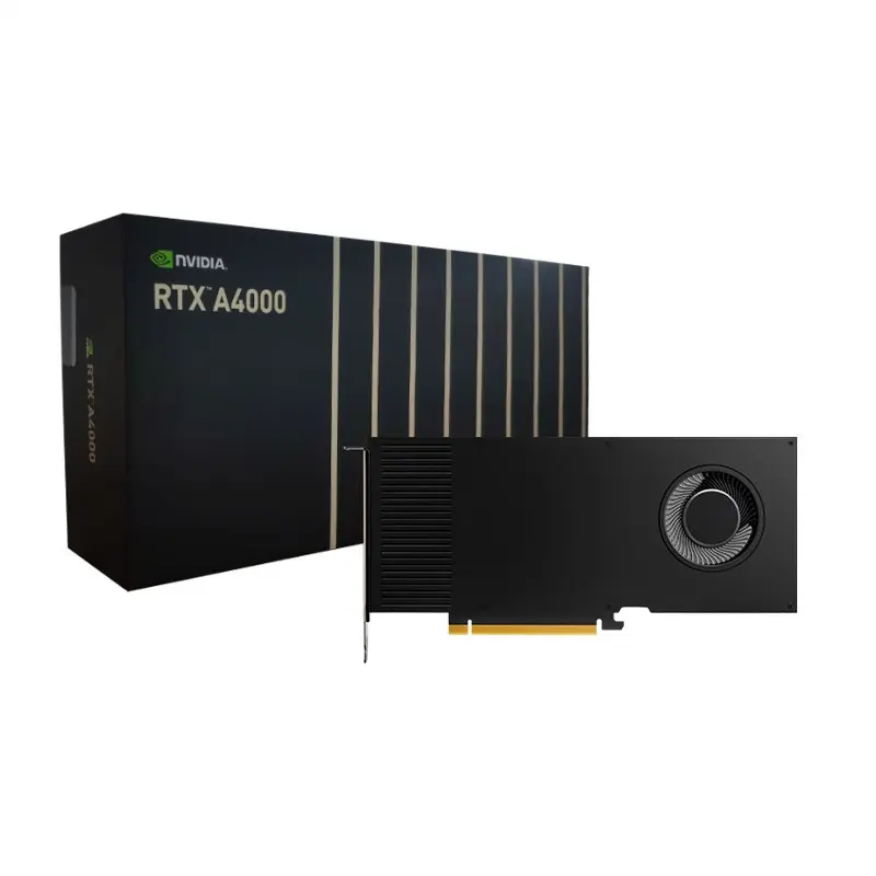 RTX A6000 A5000 A4000 מקצועי-high-end גרפיקה כרטיס דוגמנות וטיוח N-VIDIA RTX A4000 16G אריזה תעשייתית