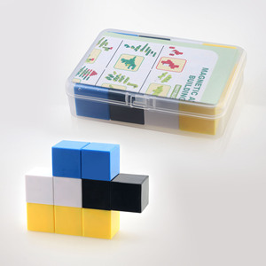 ELI TOYS Factory Juguete Educativo, Bloques de Construcción Magnéticos, Kit de Construcción 3D de <span class=keywords><strong>2</strong></span>.5cm con Bloques de Plástico para Niños - Product Image 3