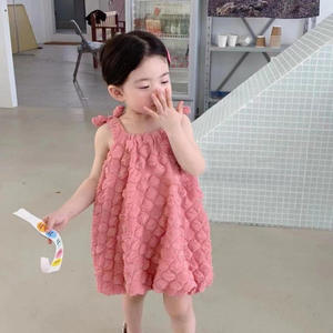 <strong>Girls</strong> and Children Dress Summer New Version Princess Style Dress the Latest Popular Refreshing Children's - Product Image 2