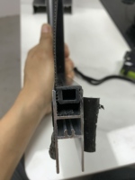 Fenêtre coulissante horizontale à 2 rails en alliage d'aluminium avec rideau à persiennes, verre de 5 mm, insonorisée et étanche pour villa et appartement