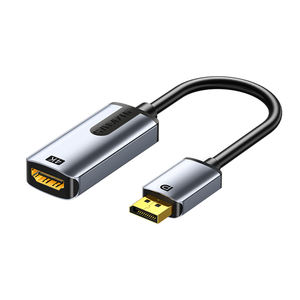 Convertisseur SAMZHE DP vers <span class=keywords><strong>HDMI</strong></span>, extension d'écran double, 4K60Hz, <span class=keywords><strong>adaptateur</strong></span> vidéo DisplayPort haute définition <span class=keywords><strong>pour</strong></span> <span class=keywords><strong>ordinateur</strong></span> de bureau, <span class=keywords><strong>ordinateur</strong></span> portable, téléviseur, moniteur - Product Image 1