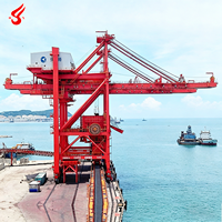 Grue conteneuriste STS (Ship to Shore) 35T-65T, portée 30m-65m, équipement de chargement et déchargement de conteneurs portuaires, certifiée CE, conception personnalisée