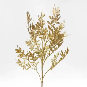 Wholesale Artificial Gold Branches Luxury Waterproof Eco-friendly Branches Home Decoration Daily Decor Artificial Branches