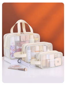 Trousse de maquillage en maille grande capacité, sac de rangement portable pour voyage, trousse de toilette multifonctionnelle - Product Image 6