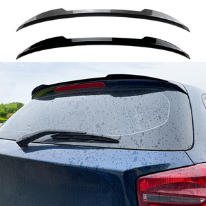Bmw Rear Spoiler Wing Shaped Piano Black Carbon Fiber Texture Abs Material For F20 F21 118i 120i 2011 2019 - Product Image 1