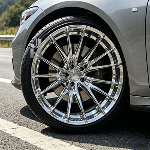 ล้อฟอร์จขอบลึกโครเมียมหรูหราขนาด 18 19 20 21 22 นิ้ว สำหรับ RS6 Mercedes Gtr 5x114.3 5x120 5x112 - Product Image 6