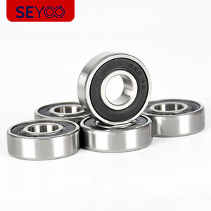 ลูกปืนเม็ดกลมร่องลึก SeYoo 6201 ขนาด 13x32x10 มม. แบบ 2RS ปิดผนึก ผลิตจากเหล็กโครเมียม มาตรฐานเมตริก P0 สำหรับเครื่องมือ - Product Image 1