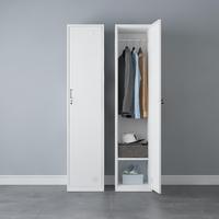 Casier de chambre à coucher en acier autoportant, verrouillable, combinable, multicolore en option