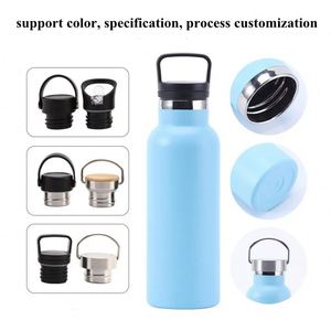 Portable 500ml Double Walled Insulated Vacuum <b>Flask</b> Stainless Steel Sport Water <b>Bottle</b> with Wide Mouth - Product Image 6